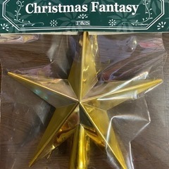 【ネット決済】クリスマスツリーの星☆