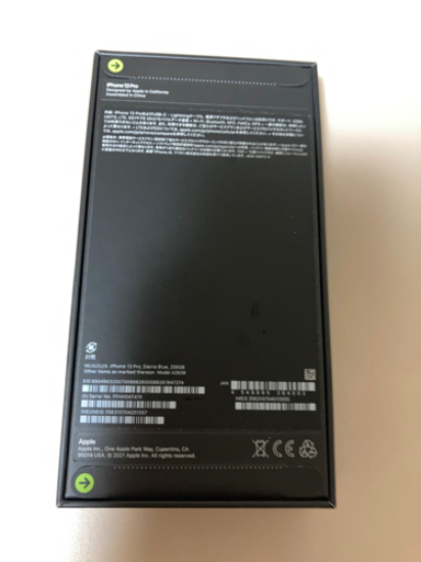 IPHONE 13 PRO　256GB シエラブルー　未開封新品(交換品) iPhone 13 Pro 256GB - シエラブルー - Simフリー 【整備済み