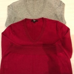 ユニクロ　カシミヤセーター  M 2枚⭐︎美品