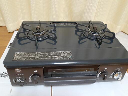 決まりましたPaloma ガスコンロIC-S37BML　中古