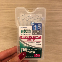 【ネット決済】gum 歯間ケア　L字型　6本