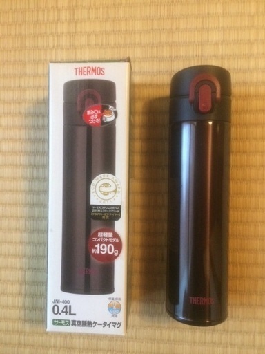 終値 未使用 新品 水筒 サーモス 保温保冷 0.4L