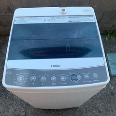 【ネット決済】haier 洗濯機白　2017年製
