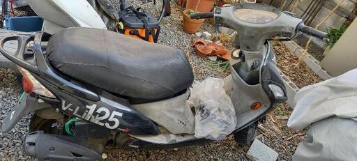 大阪　キムコ　バイク　v-link 125cc type k 不動車　部品取り
