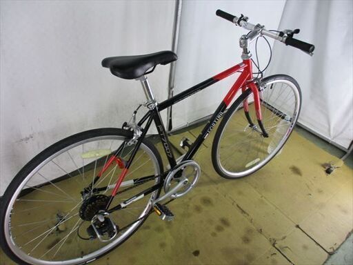 B608★11800円★整備済み スポーツ中古自転車 FORTINA　ブラックレッド【クロスバイク】 B608☆11800円☆整備済み スポーツ中古自転車 FORTINA ブラックレッド