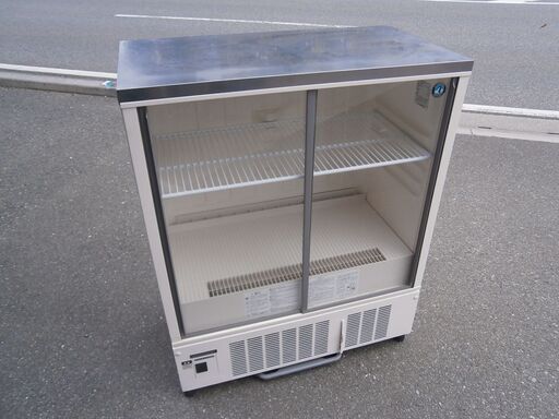 ☆中古品 ホシザキ 小形冷蔵ショーケース SSB-85CTL2 2013年 172L 850ｘ450ｘ1070㎜ 動作問題なし☆