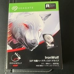 【新品】ハードディスク　SEAGATE IRONWOLF NAS...