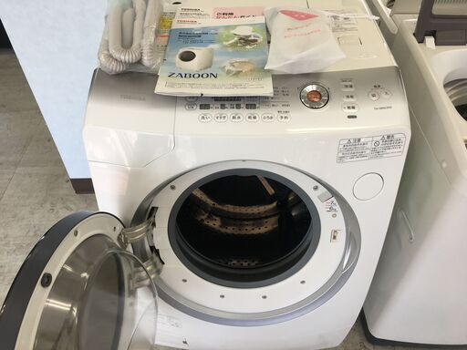 洗濯機の分解クリーニング行っています！配送設置込み！東芝9.0Kドラム式洗濯乾燥機　2014年製　分解クリーニング済み！！