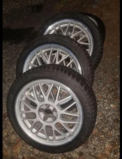 BRIDGESTONE 17×7j+49 100-5h　サマータイヤ4本