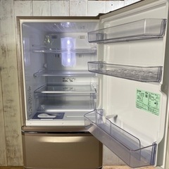 MITSUBISHI ノンフロン 冷凍 冷蔵庫 MR-C34A-P 2017年製 3ドア 335L