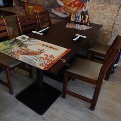 飲食店テーブル椅子セット