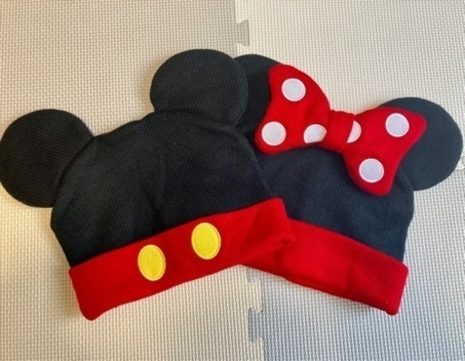 ミッキーミニーニット帽 美品ディズニーランド土産 Yyyy 豊科の小物 帽子 の中古 古着あげます 譲ります ジモティーで不用品の処分