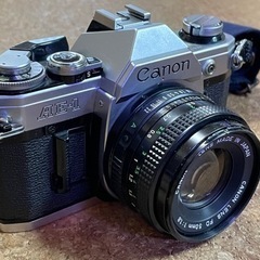 canon キャノン　AE-1 フィルム一眼レフカメラ　レンズ2本