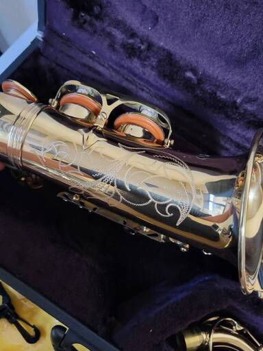 ほぼ使用してません♪入門用アルトサックスPARATINO飾り彫