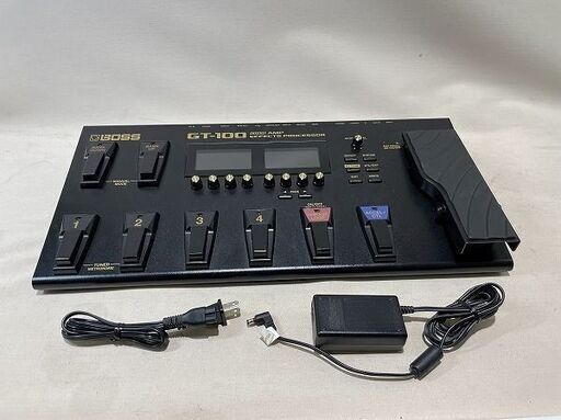 【苫小牧バナナ】BOSS/ボス フロア・マルチ・シリーズ マルチエフェクター フラグシップモデル GT-100 Ver.2 中古 動作OK♪