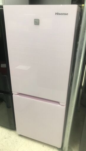 Hisense/ハイセンス 2ドア冷蔵庫 154L HR-G1501KP 2018年製 ピンク【ユーズドユーズ名古屋天白店】 J1327