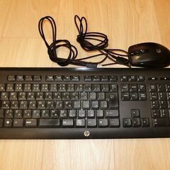 HPのキーボードとマウス
