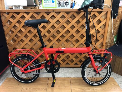 【愛品館江戸川店】　折りたたみ自転車　ASAHI　EMERGENCY BIKE　１６インチ　２０２１年製　ID:122-042941-007