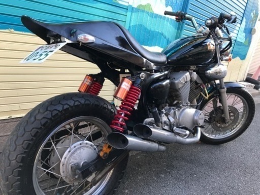 Vツイン★カスタム♪ヤマハVirago250改 約24000km 機関好調♪ 他写真・動画アリ 検索:TR250 FTR ドラッグスター イントルーダー ダートラ アメリカン