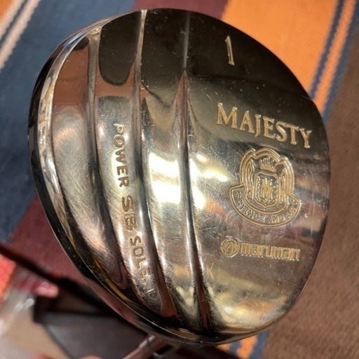 【23万】The parsec majesty マジェスティ　1w ウッド　マルマン　maruman チタンヘッド　ドライバー　CLEEK チタニウム　titanium フレックス　L ゴールド　金色　高級　ヘッドカバー　付き 23万】The parsec majesty マジェスティ 1w ウッド マルマン maruman