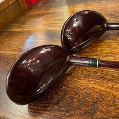 【23万】The parsec majesty マジェスティ　7w 9w FW フェアウェイウッド　 ウッド　マルマン　maruman チタンヘッドCLEEK チタニウム　titanium フレックス　L ゴールド　金色　高級　２本セット