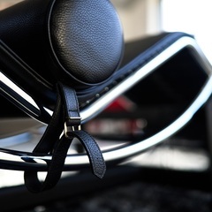 【定価198,000円】Steel Line　ル・コルビジェ/LC4シェーズロングChaiseLongue【レザー・スティールライン】