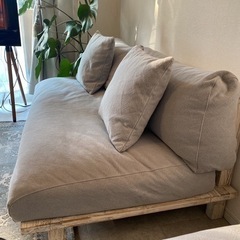 【送料込み！配送対応】unico LANA 2.5シーター ソファ