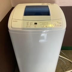 美品　5．0kg 全自動洗濯機 ホワイト 2016年式　ハイアー...