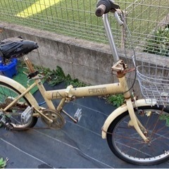 【取引中】ジャンク　折り畳み自転車　あげます