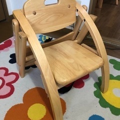 【ネット決済】子供用木製椅子