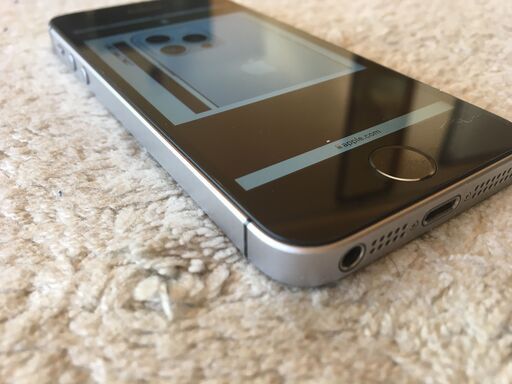 au 【美品】iPhone SE1 Space Gray 32GB バッテリー100%
