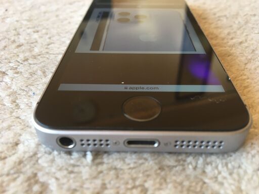 au 【美品】iPhone SE1 Space Gray 32GB バッテリー100%