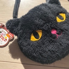 黒猫ポーチ　ポシェット
