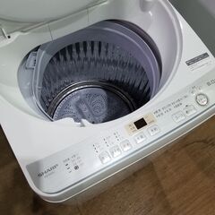 【愛品館市原店】シャープ 2018年製 6.0kg洗濯機ES-GE6C-W【愛市I4S】 愛品館市原店】シャープ 2018年製 6.0kg洗濯機ES-GE6C-W【