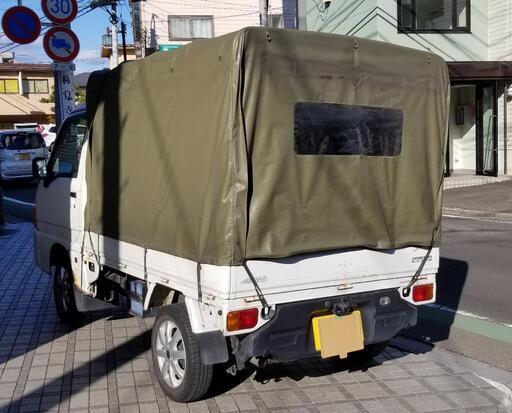 軽トラ　サンバー　幌