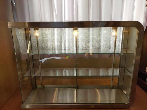 【交渉中】　80,s or 90,s ショーケース　カウンター　照明付き