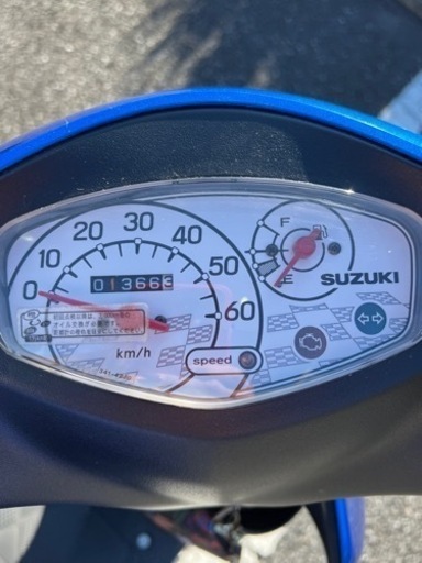 スズキ アドレスV50 走行1366キロ原付♪値段相談応