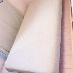 【ネット決済】無印良品　足つきマットレス　シングルベッド