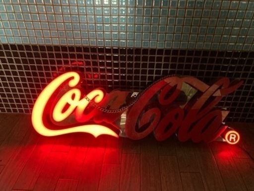 訳あり】コカコーラ・ネオン看板③チェーン付き! | inmarco.ae