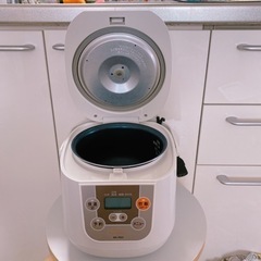 【ネット決済】炊飯器 BONABONA ホワイト BK-R60-...