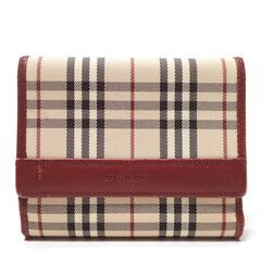 AA674 バーバリー Burberry 三つ折り 財布 ノバチェック