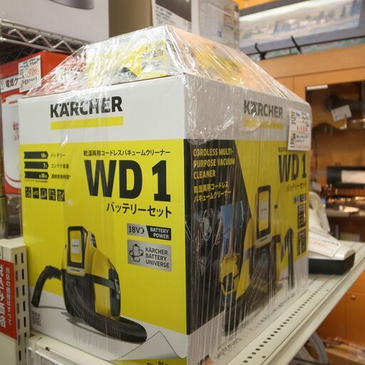 ケルヒャー コードレスバキュームクリーナ WD1バッテリー+充電器セット【モノ市場 知立店】139