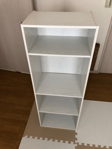 ニトリのカラーボックス Nカラボ4段ホワイトウォッシュ Piropiro 東三国の収納家具 カラーボックス の中古あげます 譲ります ジモティーで不用品の処分