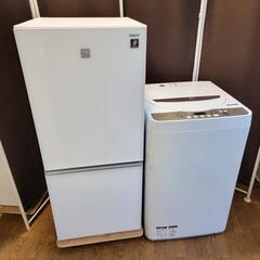 売約済み❌2017年製！SHARP 家電2点セット♪ シャープ 冷蔵庫 洗濯機