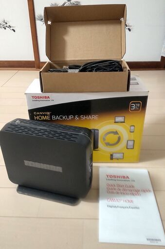 Toshibacanvio Home Backup Share 3tb チャーリー 牟岐の家電の中古あげます 譲ります ジモティーで不用品の処分