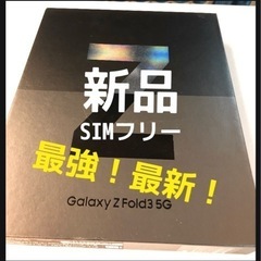 【ネット決済・配送可】Galaxy Z Fold3 5G 256...