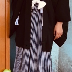 黒　紋付袴　男児　卒業式　十三詣り　小学校