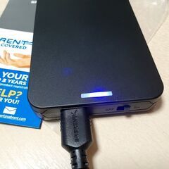 外付けハードディスク　640GB　（ケース新品）⑨