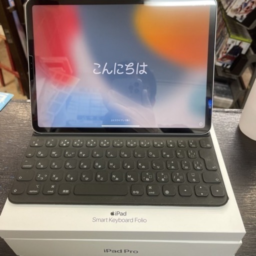 iPad pro 第2世代 11インチ 128GB シルバー スマートキーボードフォリオ付き