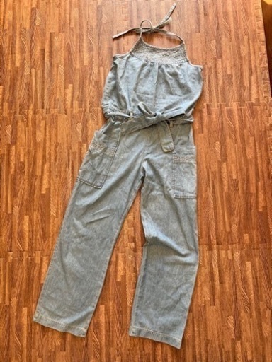 ページボーイブルーデニムサロペット オーバーオールオールインワン Rin 江東のボトムス レディース の中古 古着あげます 譲ります ジモティーで不用品の処分